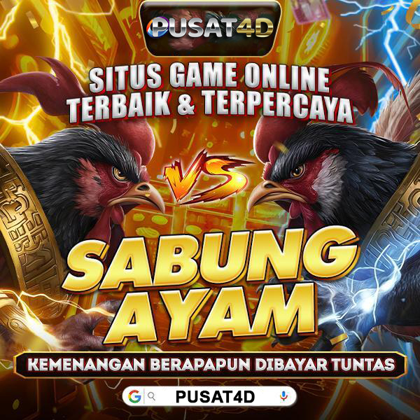 PUSAT4D: Pusat Platform Betting Sabung Ayam Online WS168 Terbaik Live 24 Jam